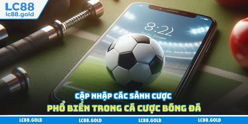 Cập nhập các sảnh cược phổ biến trong cá cược bóng đá